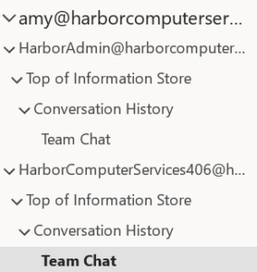 recovering Microsoft Teams messages