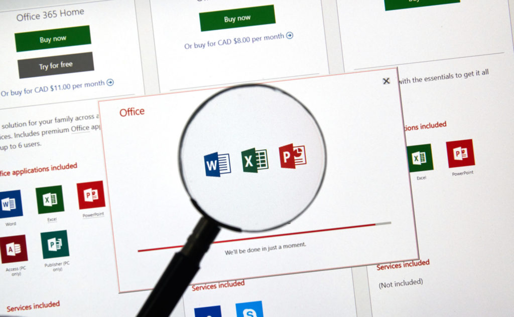Microsoft 365 or Office 2019