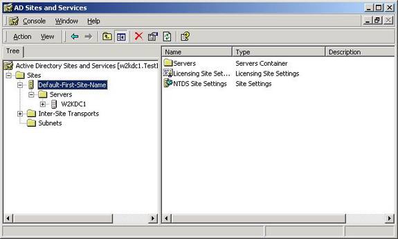 how to configure active directory in windows 2000 server