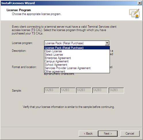 как установить службы терминалов обратно в Windows 2008 r2 Enterprise