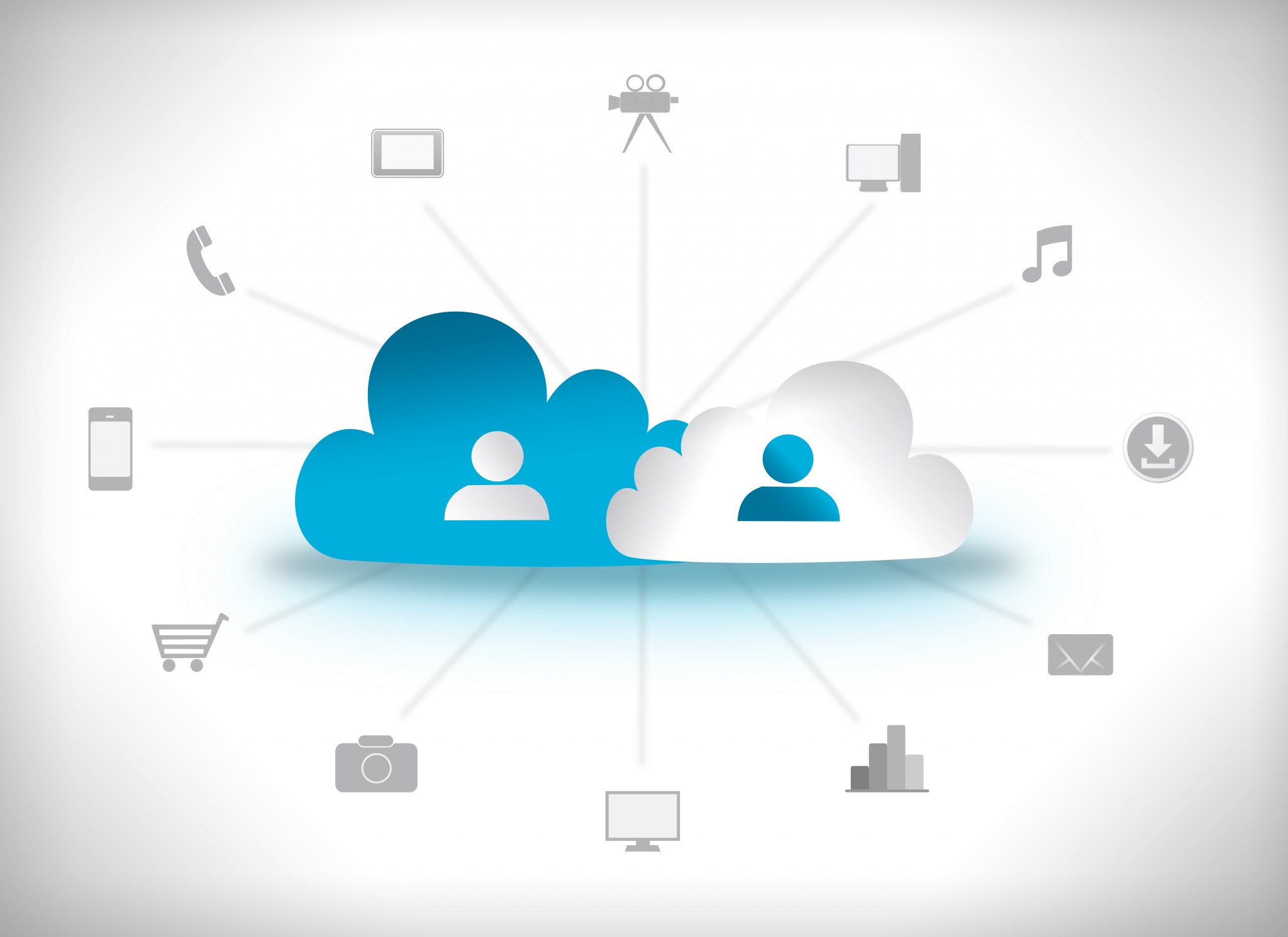 Possible components of the public cloud