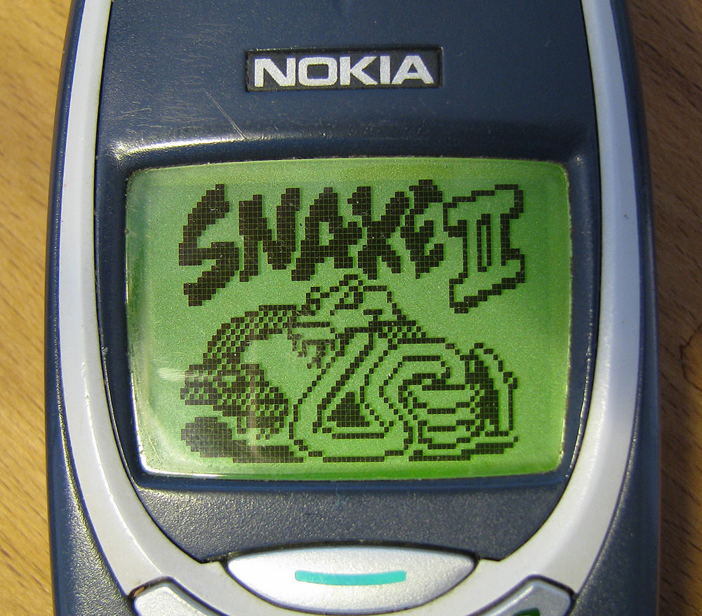 Nokia running Snake