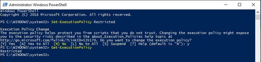 PowerShell Execution Policy