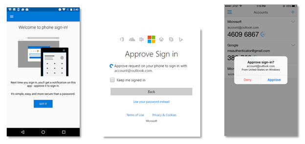 Microsoft account sign-in