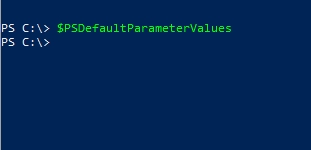 PowerShell default parameters