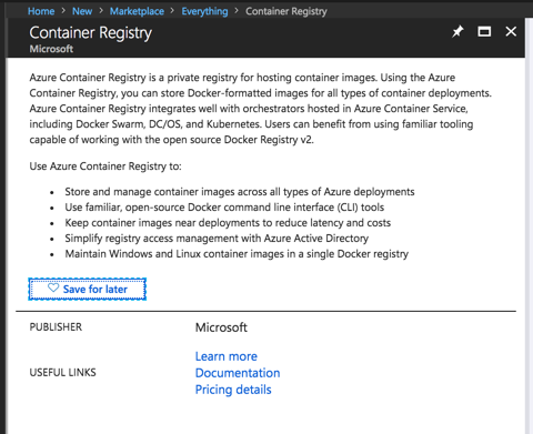 Azure Container Registry
