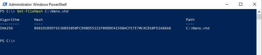 file hashes
