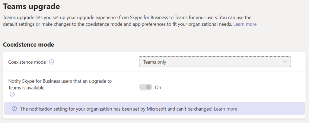 Configuring Microsoft Teams
