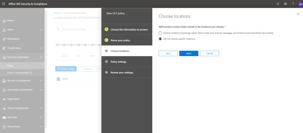 OneDrive for Business DLP
