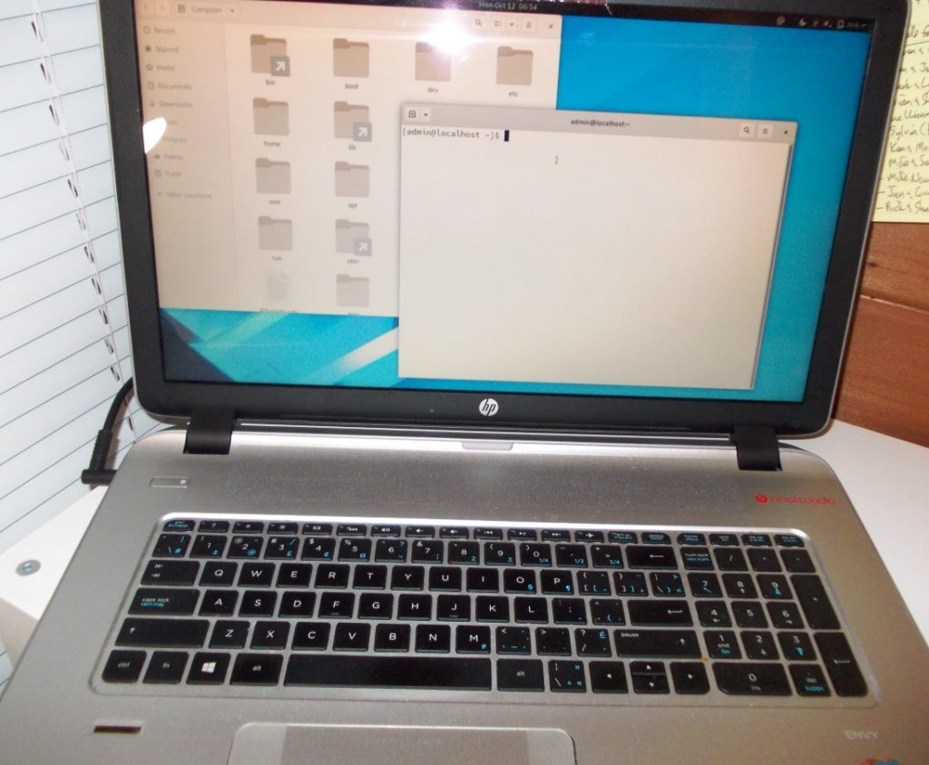 Fedora Linux on HP Envy laptop