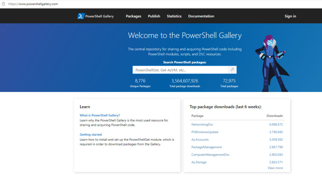 PowerShell Gallery scripts