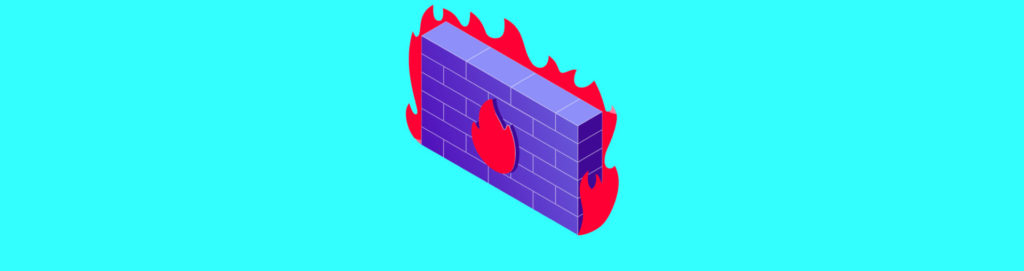 Image showing a depiction of a firewall.