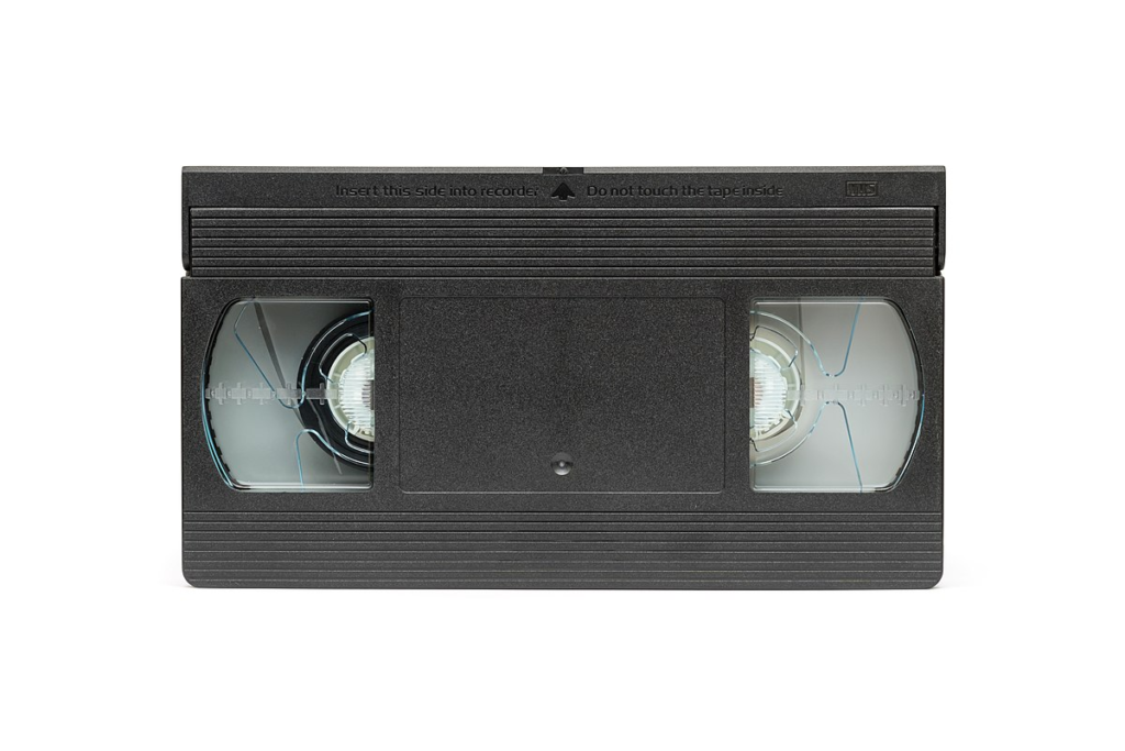 Image of a VHS tape.