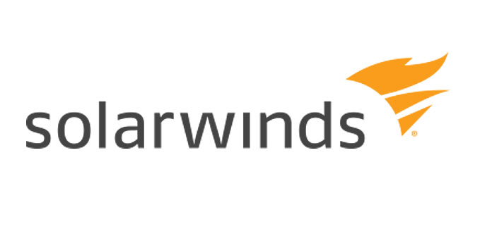 Logo of SolarWinds.