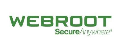 Webroot Secure Anywhere written in green against a white background.