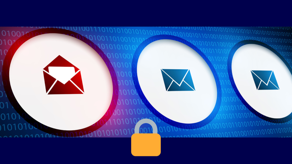 Image depicting email security
