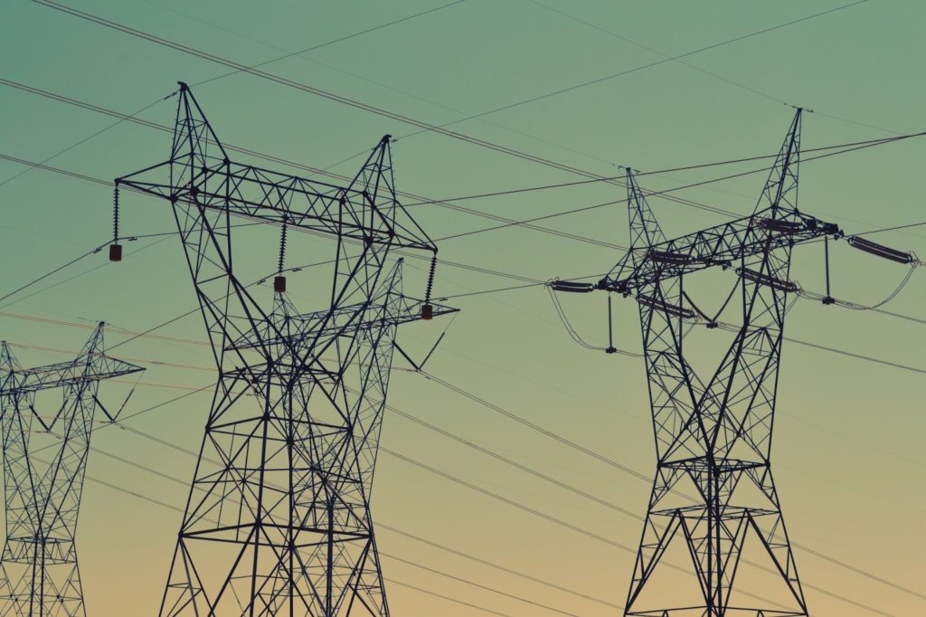 Image of electric transmission lines
