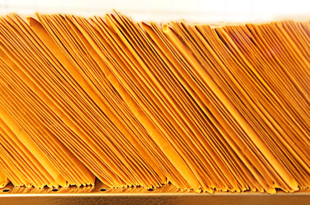 Image of stacks of files.